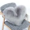 Pillow Heart Shaped Beautiful Sofa Waist Throw Case For Home Decor S Girls Velvet Gift Decorative