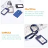 Houder id badge tag houders beschermer dekking werk mouwen lanyard mouw duidelijke bagage verticaal krediet pvc zak waterdicht