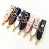 Fashion Rainbow Belt Bag Straps Nylon Flower Women Shoulder Strap Adjustable Wide Strap Parts for Bag Accessories Obag Handle240s