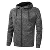 Hommes Hoodies Printemps Et Automne Cardigan Slim À Capuche À Manches Longues Running Fitness Vêtements Sweat 8XL