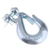 Wszystkie kółki terenowe 1/4 "Clevis Slip Hook Hour Hook z zatrzaskiem bezpieczeństwa