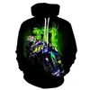 Bluzy męskie 2022 Flame Locomotive Motocykl 3D Tieb Dye Hoodie Plus Rozmiar Sudaderas de Mujer Bluza jesień i zimowe ubrania anime 6xl