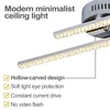 Plafoniere Soggiorno Luce bianca fredda calda per LED Design moderno Lampada di illuminazione Camera da letto Decorazione Mobili Sala da pranzo Cucina