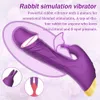 Schönheit Artikel 2in1 G-punkt Klitoris Kaninchen Vibrator Realistischer Dildo Vagina Stimulator Erwachsene sexy Spielzeug für Frauen Paar Wasserdicht