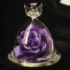 Decorative Flowers Angel Preserved Roses In Glass Forever Eternal Rose Gift Wedding Birthday Mother Valentine Day Gifts For Women