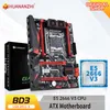 HUANANZHI BD3 ​​LGA 2011-3 인텔 XEON E5 2666 V3 LGA2011-3 DDR3 RECC/비 메모리 콤보 키트 세트 NVME NGFF SATA USB