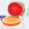 Pillow Creative 3D Fruit PP Cotton Office Chair Back S Sofa Throw Pillows Home Round Seat Decorative