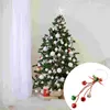 Party Supplies Christmas Bells Bell Door Jingle Hanging TreedCorations Holiday Ornament Pendant Hanger Stuffer Bow Ring Stocking