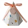 Geschenkpapier 9 4,6 cm Hochzeit Papier Pralinenschachtel Babyparty Kindergeburtstagsfeier Kleine Schachteln mit Band für Geschenkverpackungen