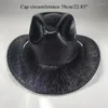 Berets светящаяся ковбойская шляпа светодиода девичника для вечеринки Cowgirl Fedora