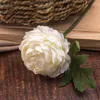 Decorative Flowers 5PCS Artificial Rose Home Wedding Decoration Peony Silk Flower For Interior Floral Arrangement 25cm