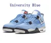 Mit Box Jumpman 4s Männer Frauen Basketballschuhe University Blue Dark Mocha UNC Light Smoke Grey Hyper Chicago gezüchtete königliche Silver Toe Shadow Twist Marken-Turnschuhschuhe