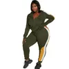 Tracksuits Plus Size Tracksuit Women Clothing Pant Suit Långärm Huva Tröja Lagligen Jogging Sport Outfit Drop Wholesale