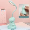 Gece ışıkları dinozor pembe masa lambası usb şarj led ışık başucu çocuklar okuma mini okuma oda masası