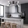 Tavan ışıkları modern yaratıcı lamba romantik altın siyah kapalı fikstür yatak odası minimalist kişilik oturma odası yemek aydınlatma