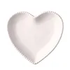 صفائح صفيحة قلب طبق خزفي يقدم حلوى البورسلية على شكل traykitchen