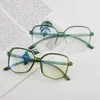 Solglasögon högkvalitativ unisex stor ramglasögon fyrkantig optisk skådespel anti blå ljus dator kvinnor män
