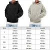 Herren-Kapuzenpullover, Winter, warm, Kunstfell, Teddybär, Kapuzenpullover, Pullover, Fleece-Sweatshirt, Oberteil, lässig, flauschig, mit Kapuze, Baggy-Mantel, Pullover, Putwear