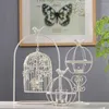 Bandlers légers Luxury Iron Cage Congueur de mariage Décorations de vacances Home Decoration Romantic Bandlelight Dîner accessoires en gros