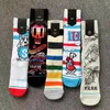 Meias masculinas Men Rodty Designer de basquete Skateboard Sport Knee High Long Meia