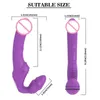 Beauty Items 9 Speeds Wearable Strapless Strapon Dildo Vibrator For Woman Double Vibrating Lesbian Vagina G Spot Adult sexy Toys