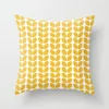 Travesseiro geométrico de girafa amarelo capa de design de animais 45x45cm Pounhores decorativos Decoração de casa Capas de sofá de sala de estar