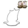 Backformen 1pc Piratenschiff Form Cookie Cutter Edelstahl DIY Keks Form Kuchen Fondant Gebäck Dekorieren Werkzeuge