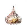 Bouteilles de stockage bocal en verre moderne noix gouttes bonbons avec couvercle récipient alimentaire boîte à bijoux fruits secs biscuit décoration de salon