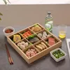 Tablice 9 sieci Tray Plast Bamboo Wood El Restaurant Home Nine Gourmet Strain