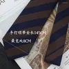 Bow Binds hochwertig gestreiftes Baumwoll handgefertigtes Cottonties Männer Krawatte 8 cm Smoking Cashmere Casomy Krawatte Accessoires