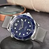 Omeg Standless Steel Welt Watches for Men 2023 Novos relógios masculinos All Dial Work Quartz Assista Top Luxury Brand Clock Men Fashion M004