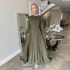Ethnische Kleidung Türkei Frauen Langes Kleid Muslim Mode Chiffon Marokkaner Kaftan Djellaba Jubah Robe Femme Abaya Isalmic Party Araber