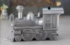 Diecast Modellautos Zug Sparschwein Metall Spardose Silber Penny Münze Sparbox für Kinder Weihnachten Geburtstag Weihnachtsgeschenk