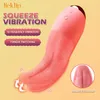 Seks masajı liblip gerçekçi dil yalama vibratör klitoris stimülasyon silisli titreşim oyuncakları kadınlar için yetişkin yaramaz mastürbatörler