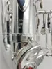 Varış Japonya YAS-82Z Pirinç Sax Eb Alto Saksafon Silvering Performans Müzik Aleti Kılıf Aksesuarları Ile