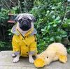 Dog Apparel Windproof And Rainproof British Retro Padded Raincoat Pet Jacket