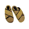 22ssGG Pantofole firmate da donna classiche da uomo Lettere di moda Stampa pantofola piatta Google Scarpe da spiaggia estive con sandali in gomma popolari