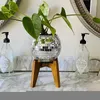 Vasos Disco Ball Flower Planter Pots Corda espelho pendurada panela de cesta para plantas internas vaso de decoração de jardim de estilo boêmio