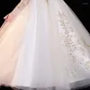 Sukienki dla dziewcząt Imperium Wysokie szyję pełne rękawy haft haftowa podłogowa suknia balowa dla dzieci Komunia Party na wesele A2257
