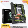 Huananzhi Green 2.49 LGA 2011 Moederbord ATX Support Xeon E5 2620 2640 2650 2680 2690 V1 V2 Reg ECC DDR3 Memory M.2 NVME SATA