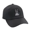 Geborduurde Bad Bunny Klassieke Truck Cap Vader Hoed Hip Hop Baseball Snapback Unisex Verstelbare Maat rood hart Sport Casual Cap