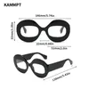 Güneş Gözlüğü Kammpt Moda Hip-Hop Çok Boyu Gözlük Gözlük Tasarımı UV400 Tonları