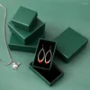 Jewelry Pouches Composed Diamond Green Gift Boxes Elegance Color Jewellery Packing Available Necklace Pendant Earring Bracelet Brooch