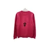 SS Designer Sweater Dames trui trui borduurwerk afdrukken mode breien klassiek gebreide shirt herfst winter warme vrouwen design pullovers truien rood