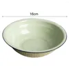 Skålar skålen hållbar vintage emalj multifunktionell soppplatta för köksbordsartiklar kockverktyg
