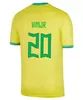 2023 2024ブラジルサッカージャージ22 23 23 24 Camiseta de Futbol Casemiro G.JesusフットボールシャツMaillots Richarlison Vini Jr Antony Brasil Richarlison Men Kids Neymar Jr