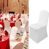 Chair Covers Universal White Stretch Spandex Cover Dining Seat Slipcover Wedding Banquet Party El Kitchen