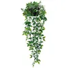 Fleurs décoratives 1 Pack Plantes Suspendues Artificielles Faux En Pot Pour Intérieur Extérieur Étagère Décoration Murale