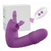 Sk￶nhetsartiklar fj￤rrvibrator teleskop suger vagina g spot massager klitoris stimulator kvinnlig onani dildo f￶r kvinnor sexiga leksaker