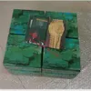 Cajas de reloj originales verdes de lujo, bolso de tarjeta de folleto para datejust 116660 116610 116710, relojes para hombre y mujer Box270I